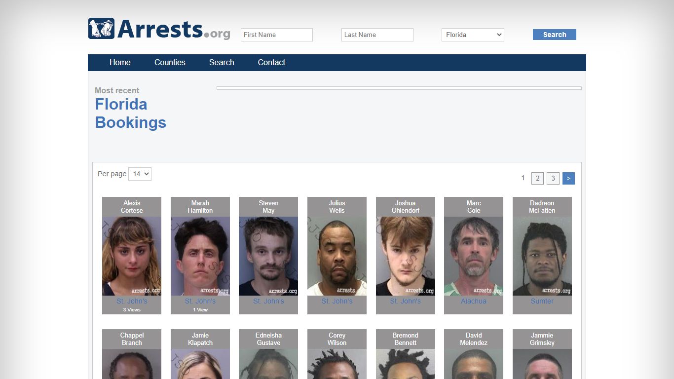 Florida Arrests and Inmate Search